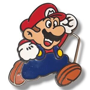 Nintendo Super Mario Belt Buckle 2010 Official Mario Character Metal Buckle